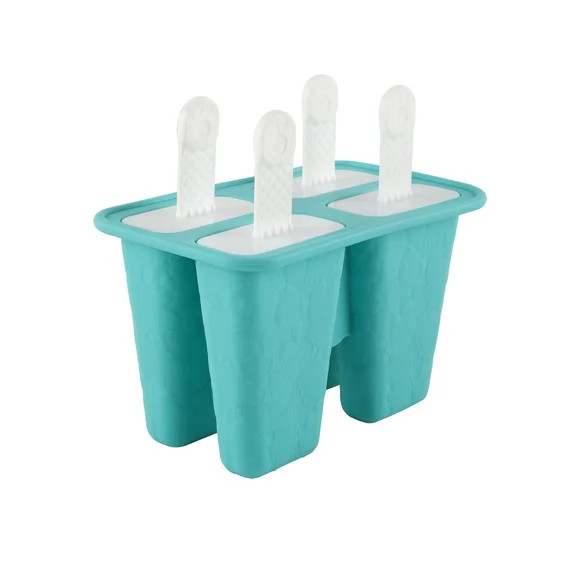 Embossed Dinosaur Silicone Ice Pop Molds-4 Teal | Walmart (US)