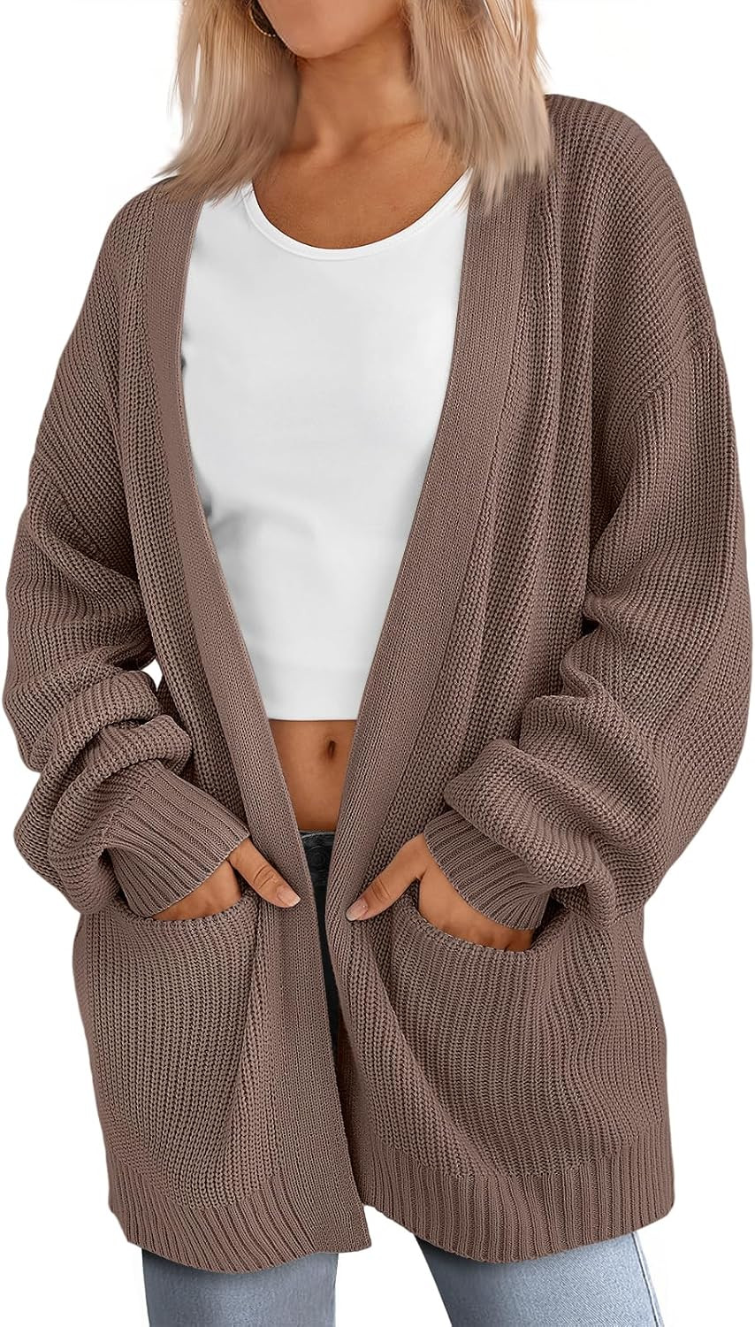 LILLUSORY Oversized Cardigan Sweaters for Women 2026 Fall Fashion Outfits | Amazon (US)