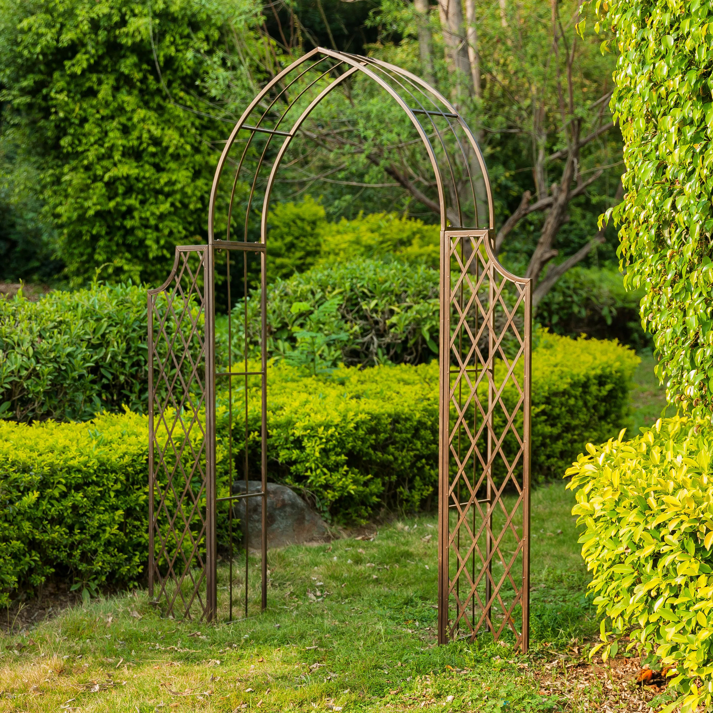 Crinela 68.5'' W x 13.8'' D Iron Arbor | Wayfair North America