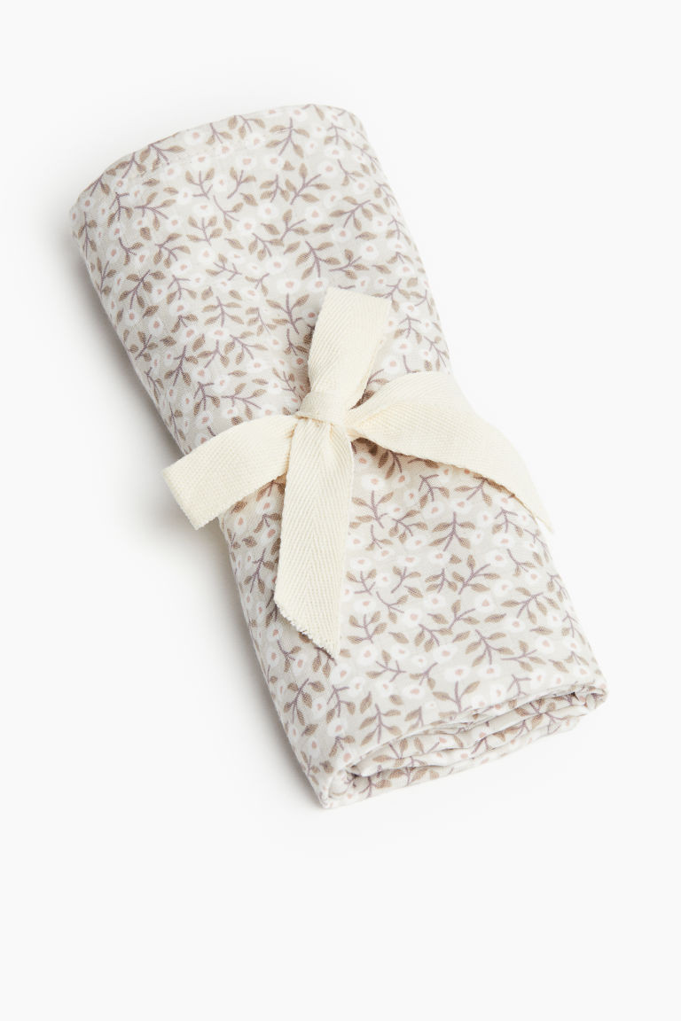 H & M - Cotton Muslin Comfort Blanket - Beige | H&M (US + CA)