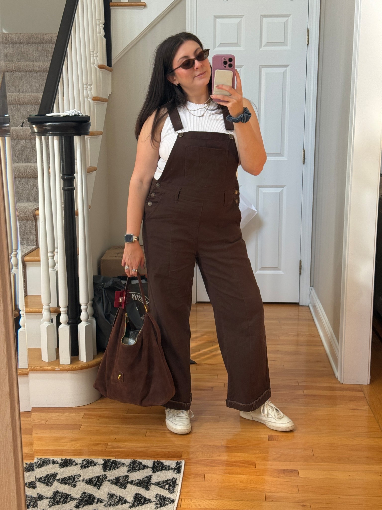 Throw on a cardigan and this is the easiest chicest outfit #ootd #momoutfit #momlook #casualoutfit

#LTKStyleTip #LTKFindsUnder100 #LTKFindsUnder50