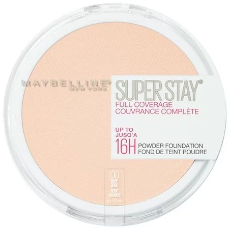 Maybelline Super Stay Full Coverage Powder Foundation Makeup, Matte Finish, Buff Beige | Walmart (US)