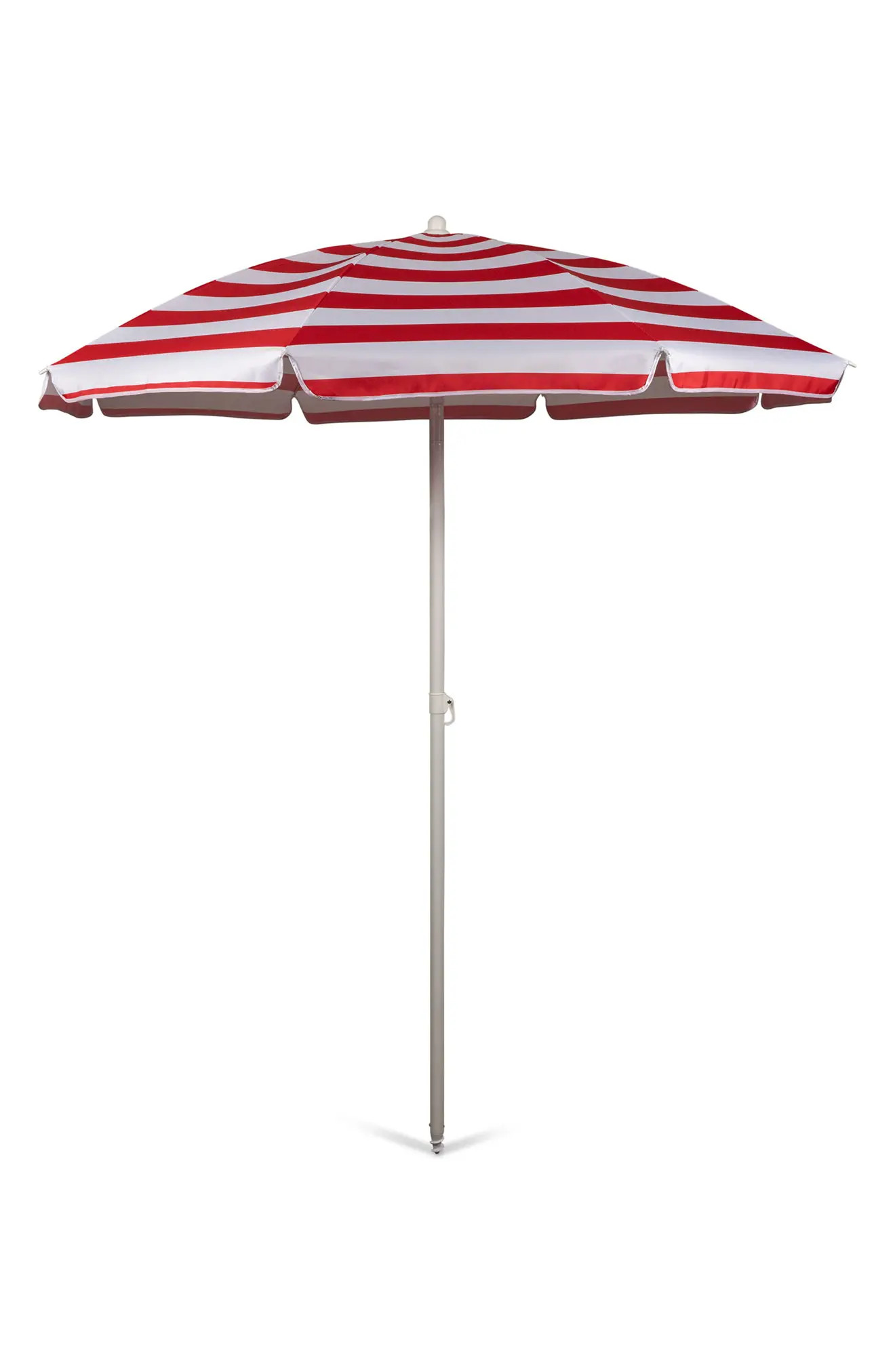 Red Cabana Stripe Portable Beach Umbrella | Nordstromrack | Nordstrom Rack