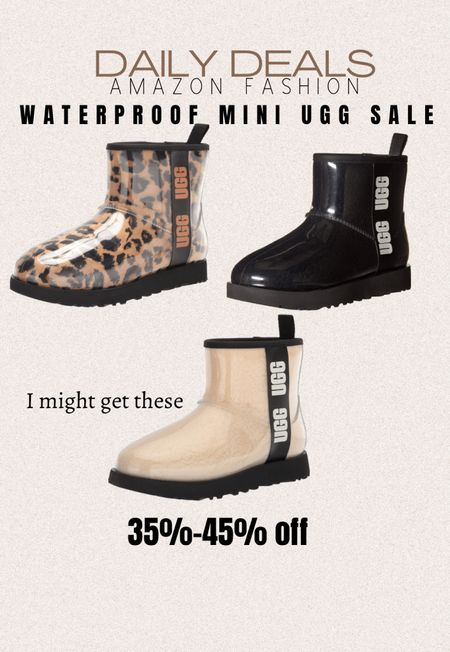 Waterproof Ugg boots on sale winter boots rain boots amazon fashion amazon finds 

#LTKsalealert #LTKHoliday #LTKGiftGuide