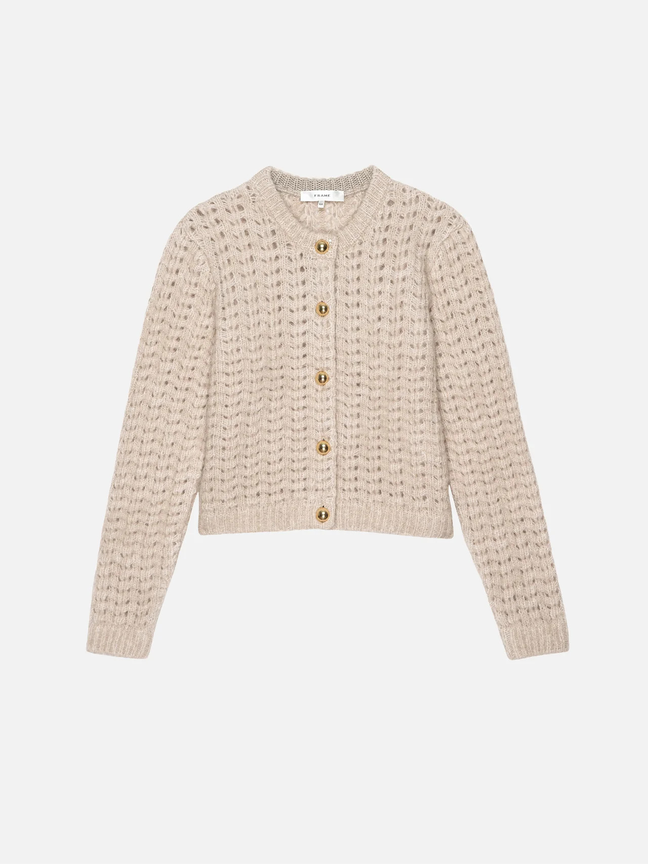 THE PLUSH CARDI MAUVE | Frame Denim