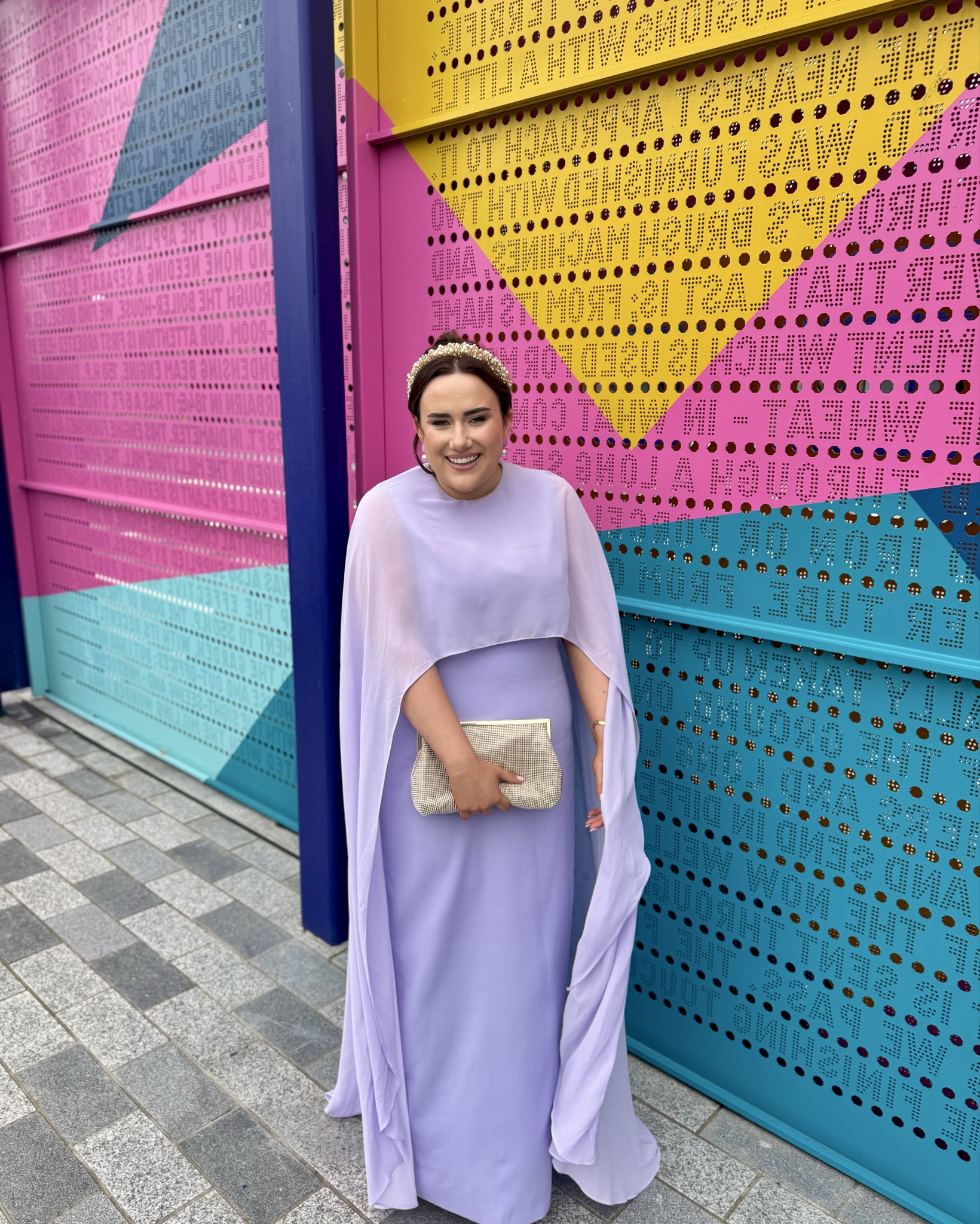 Purple cape dress ✨