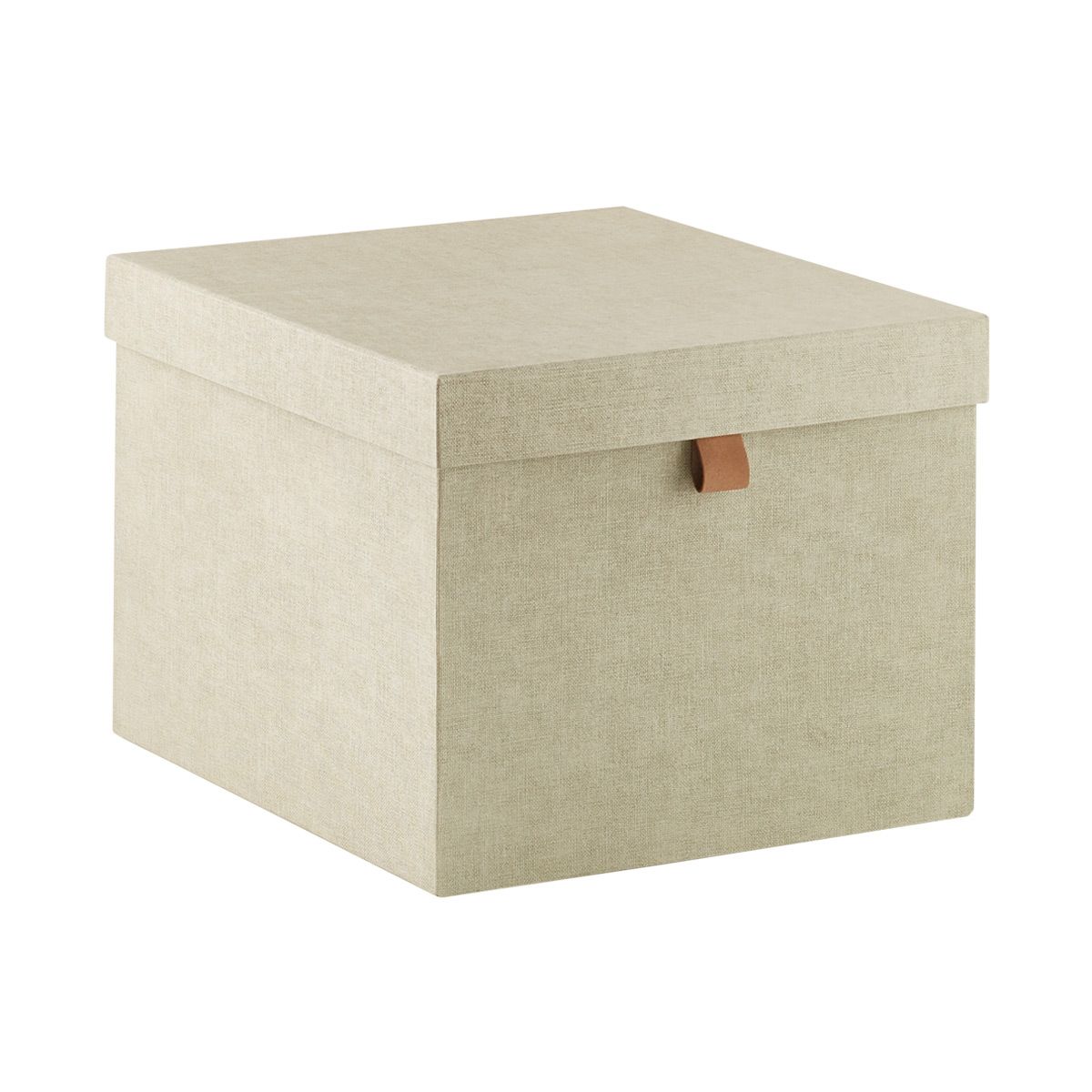 Bigso Marten Large Storage Box Linen | The Container Store