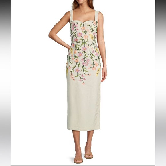NWT Antonio Melani
Halo Linen Blend Floral Embroidered Sleeveless Midi Dress | Poshmark