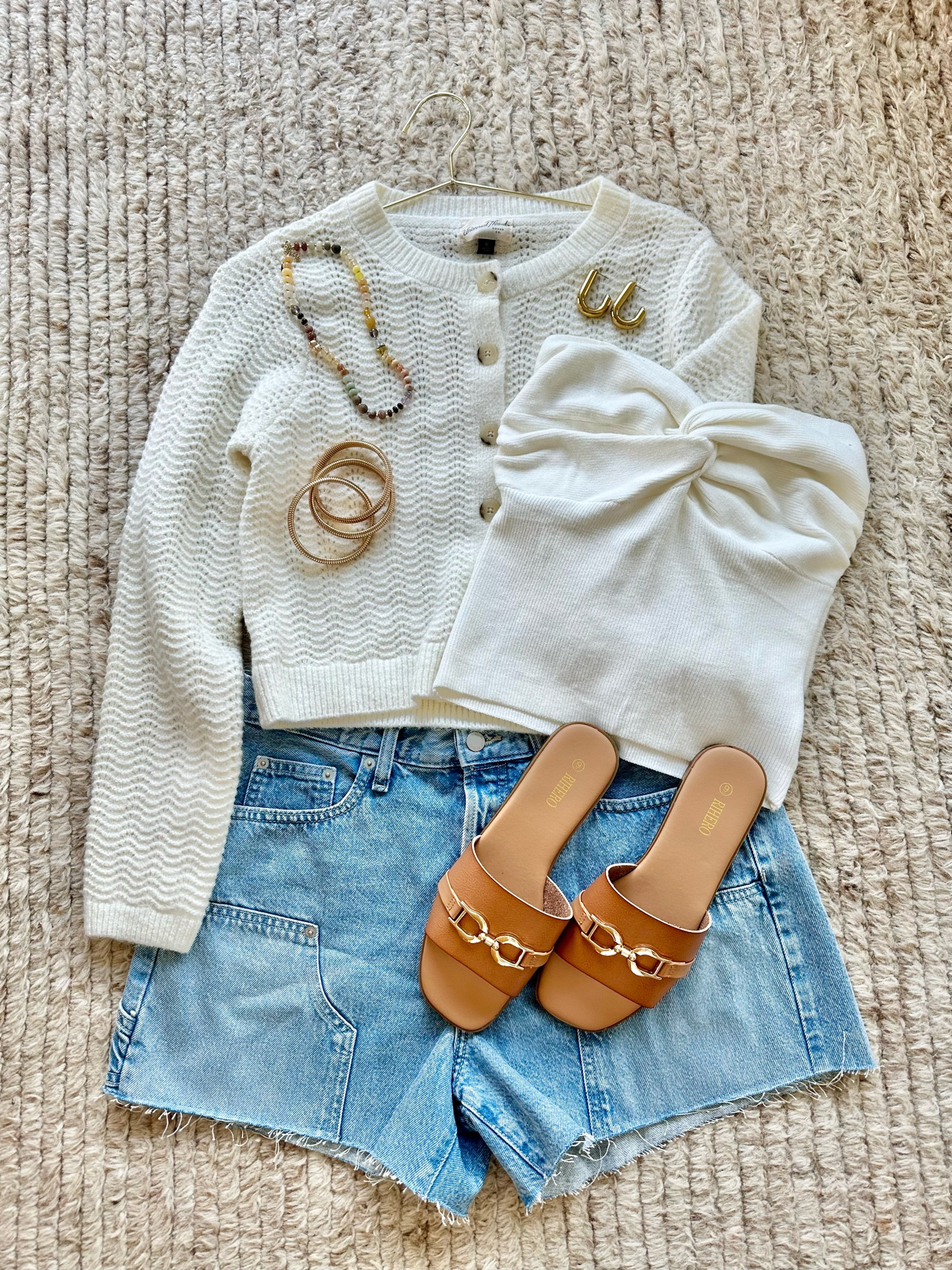 I live a good casual outfit! My shorts and cardigan are both on sale! 

#LTKSaleAlert #LTKMidsize #LTKootd