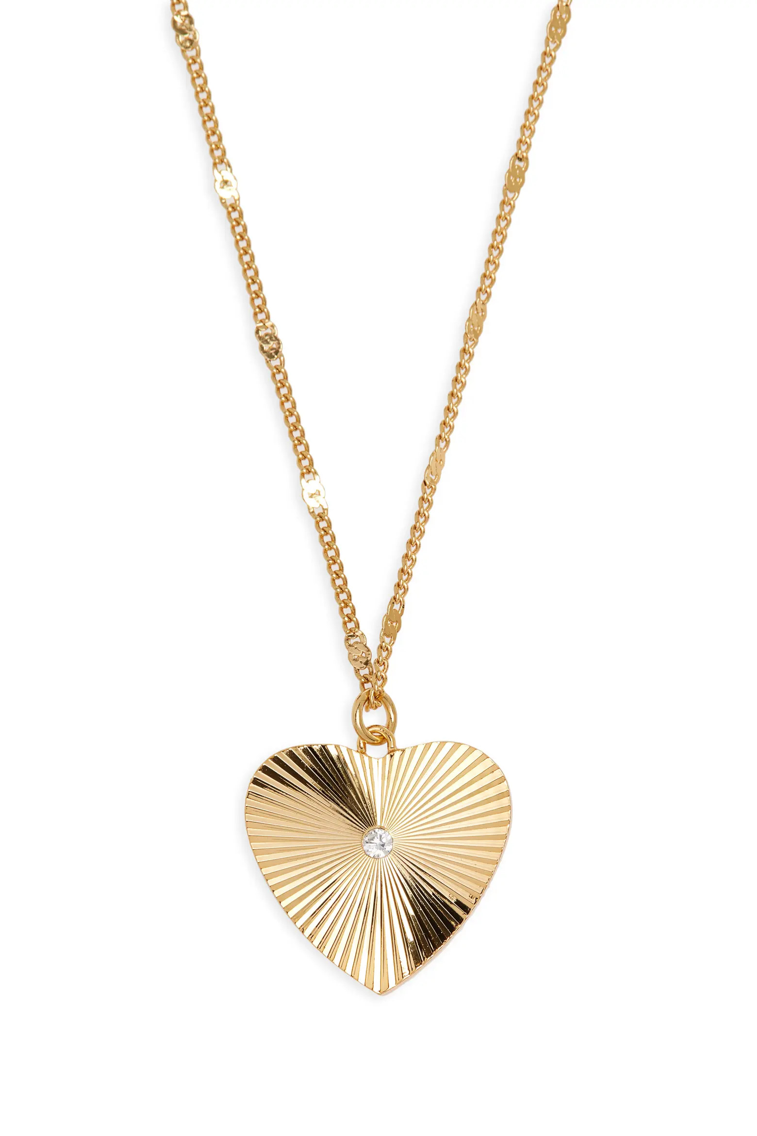 Engine Turned Heart Pendant Necklace (Women) | Nordstrom | Nordstrom