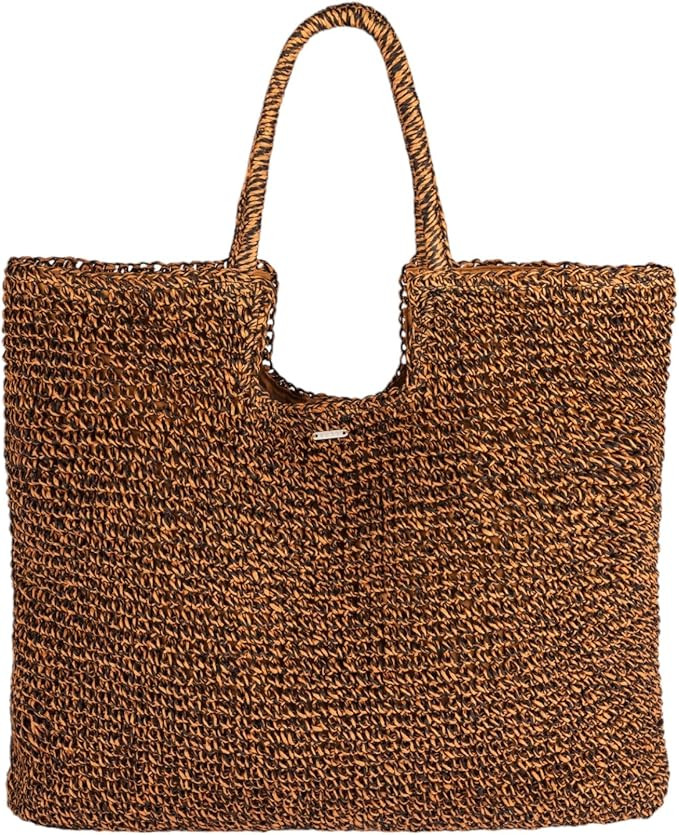 Roxy Women's Beach Tote Bag | Travel | Vacation | Straw | Lightweight | Breathable | Amazon (US)