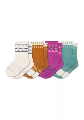 Bombas Kids Juniors' Holiday Calf Socks - 4 Pack, Medium | Belk