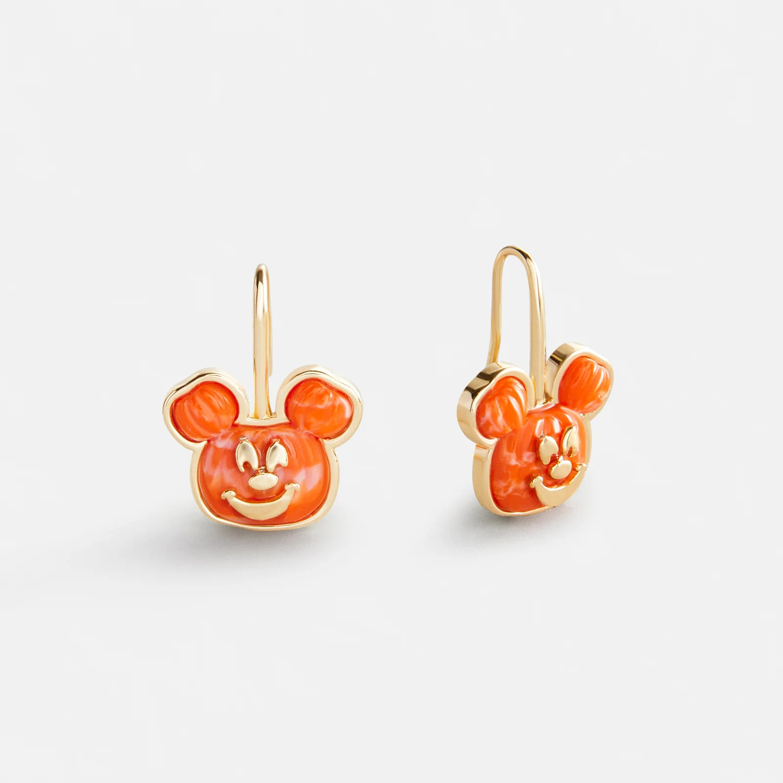 Disney Mickey Mouse Pumpkin Drop Earrings - Orange | BaubleBar