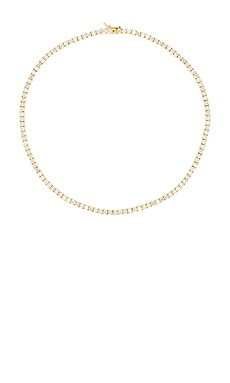 SHASHI Diamond Tennis Medium Necklace in Gold from Revolve.com | Revolve Clothing (Global)