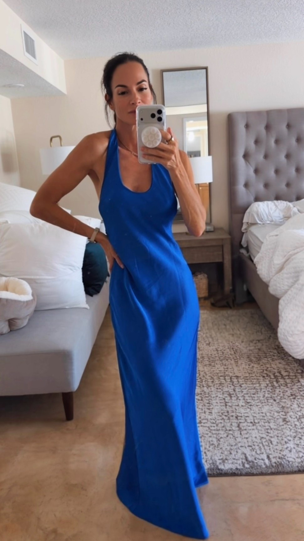 This BLUE. 💙 And the back?! She understood the assignment.

Silky, slinky, ridiculously flattering… and somehow UNDER $100. 🙌🏼 Proof you absolutely do not have to spend designer money to get a designer-looking moment.

Vacation dinner, date night, cocktails… consider her packed. ✈️🍸

Comment BLUE and I’ll send you the link. 💙

#SummerStyle #Under100Style #VacationStyle #DateNightLook #AffordableFashion

#LTKootd #LTKdayinmylife #LTKgrwm