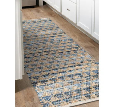 2' 7 x 10' Chindi Jute Runner Rug | Rugs.com