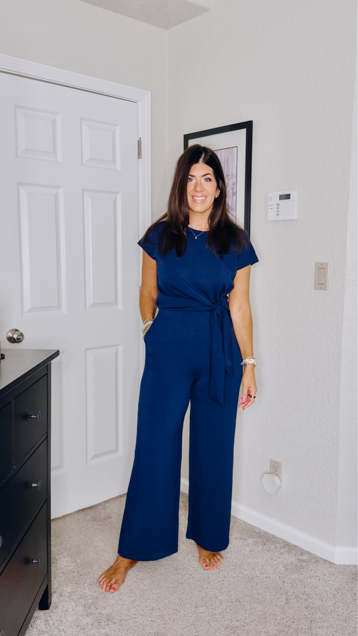 New in from Spanx- code MEGHANXSPANX 
In a medium tall jumpsuit-bathroom friendly!

#LTKMidsize #LTKOver40 #LTKSeasonal