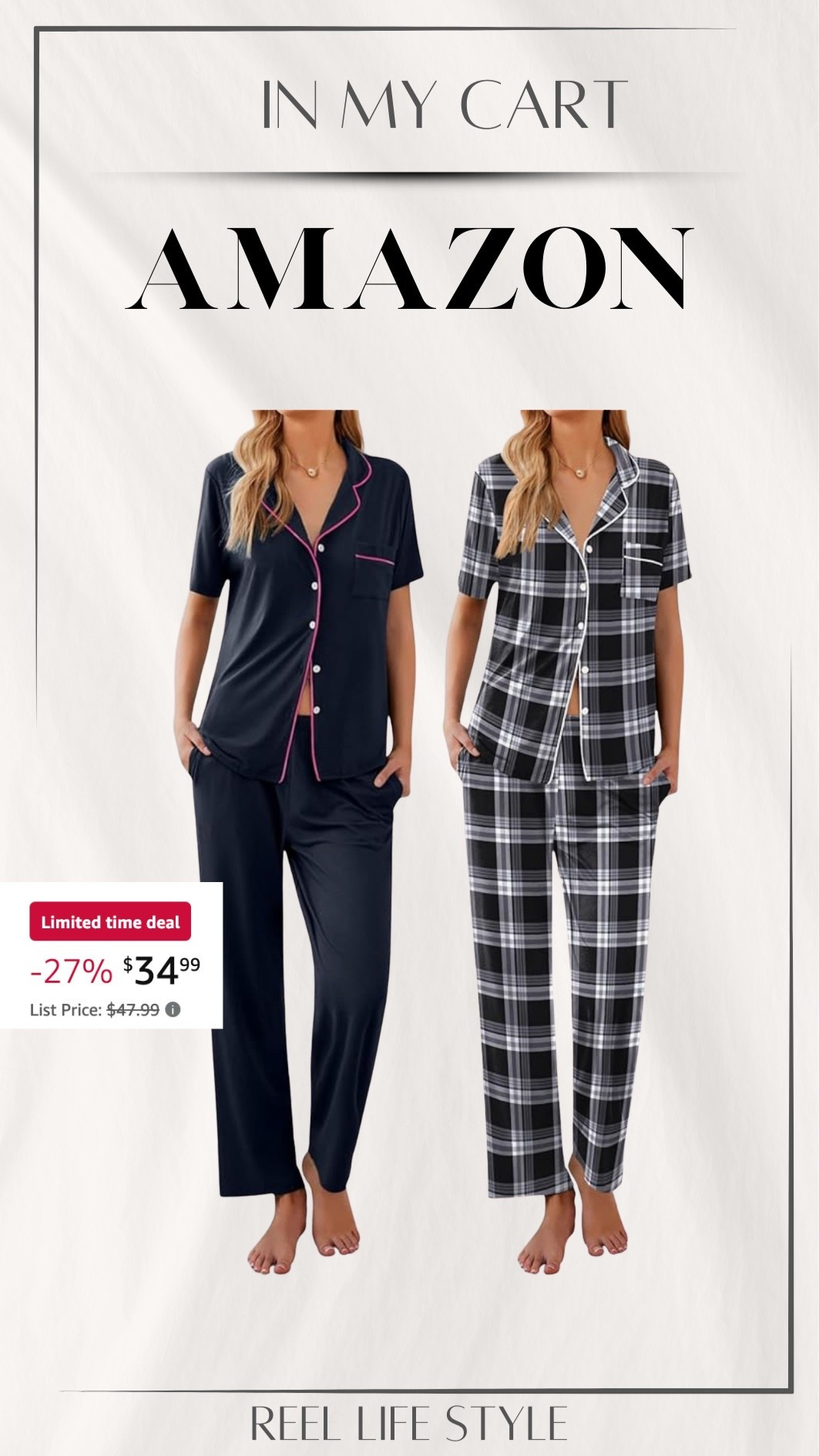 I’ve been looking for some cute new pajamas, but didn’t wanna spend a ton on them. I love these silky soft sets that I found on Amazon plus they are on sale for amazing prices right now. They have lots of different sizes and colors available.

#LTKSaleAlert #LTKSeasonal #LTKFindsUnder50