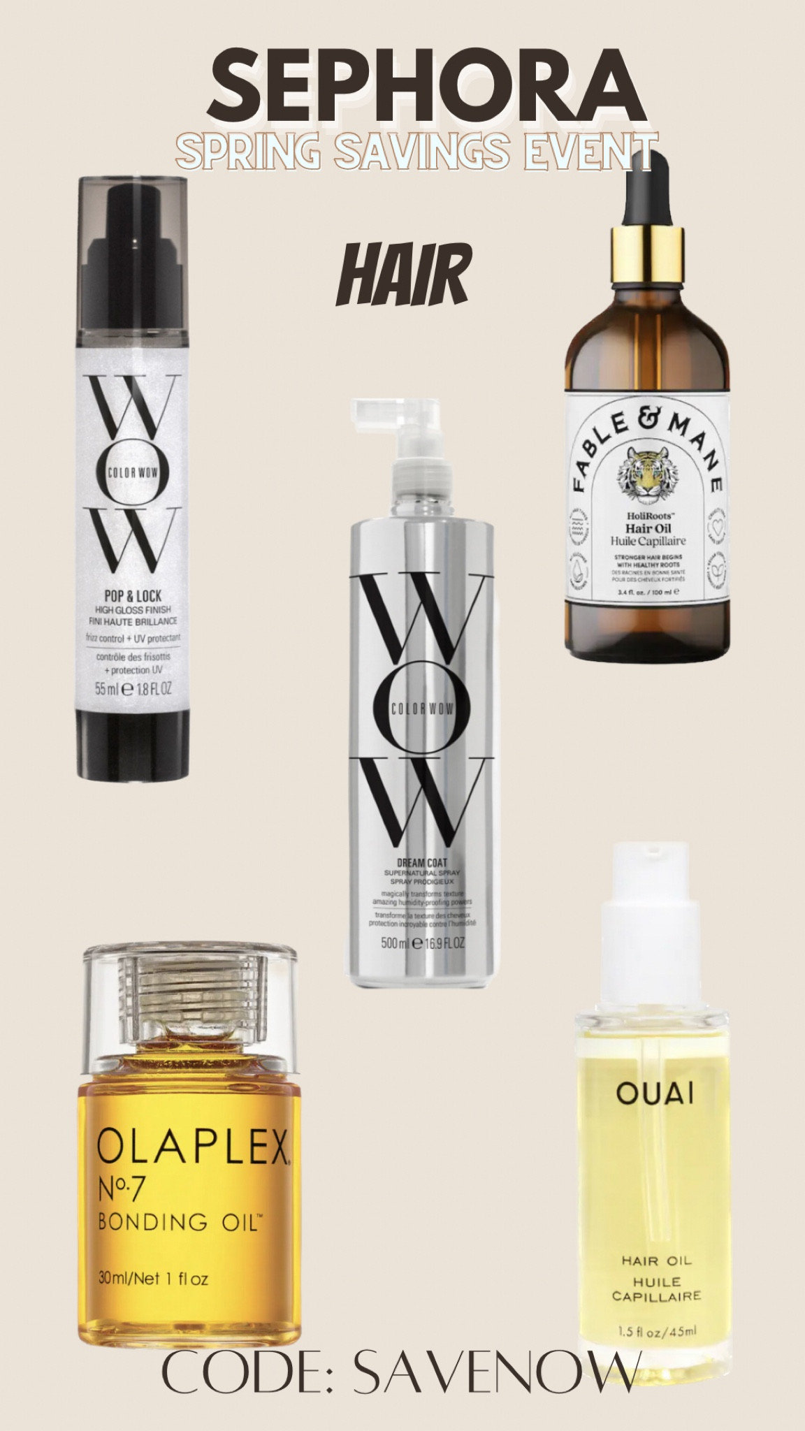 Some of my most loved hair products from Sephora! #LTKSale 

#springsale #spring #sephora #haircare #hairoil

#LTKsalealert #LTKbeauty #LTKBeautySale