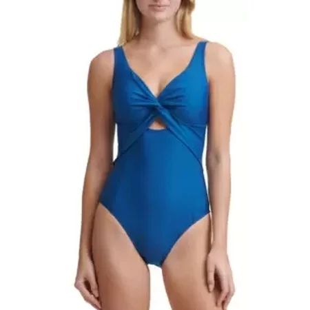 DKNY BALTIC Peek-a-Boo Twist One-Piece Swimsuit US 4 | Walmart (US)