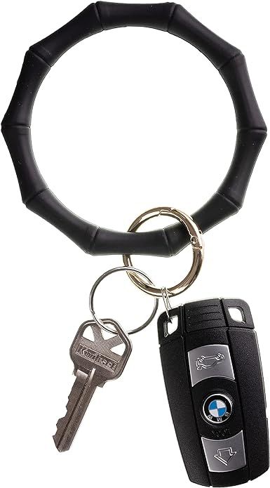 HADLEY MAE DESIGNS Key Ring Bracelet Keychain Wristlet Keychain Bangle Key Ring | Amazon (US)