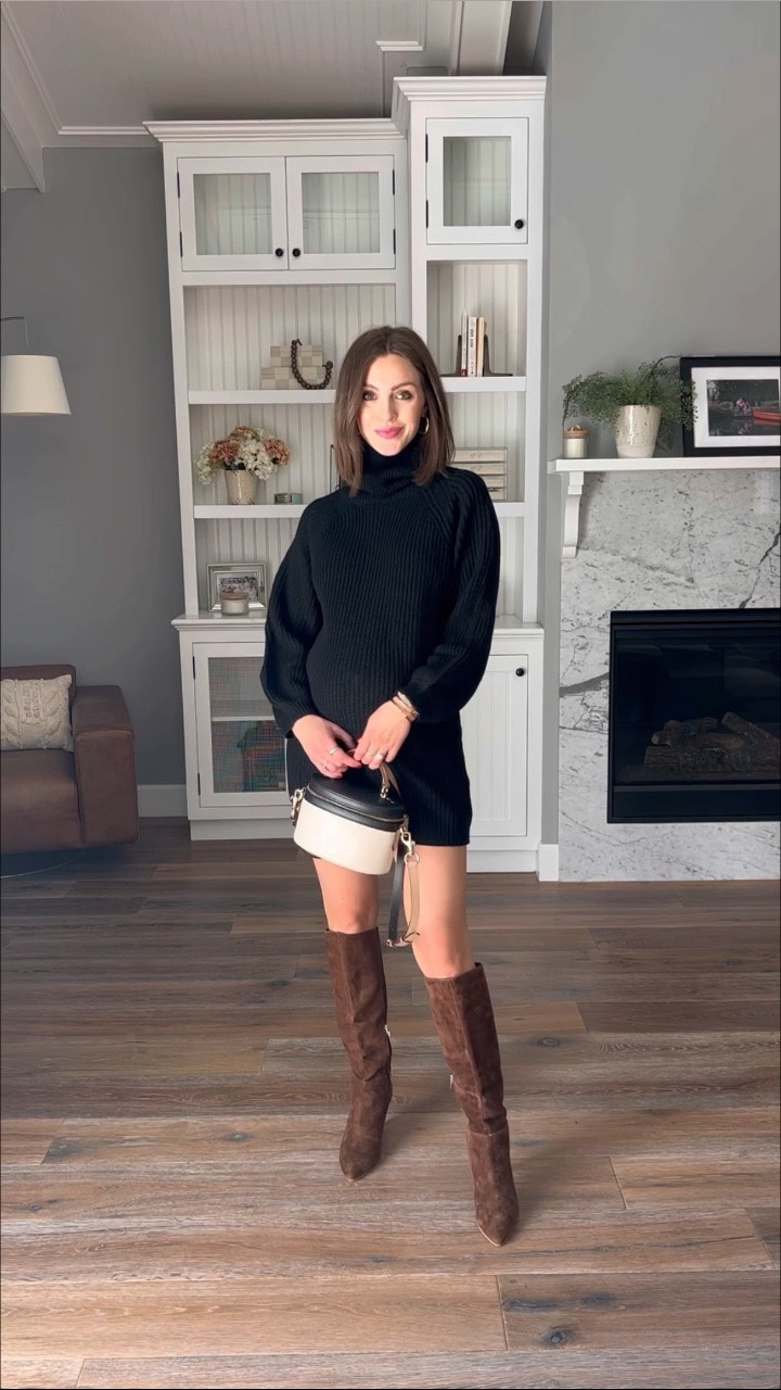 Bump style // maternity outfits // Fall outfits // sweater dress // maternity overalls // midi dress // denim dress // tiered dress // TESSA25 for 25% off 

#LTKSeasonal #LTKbump