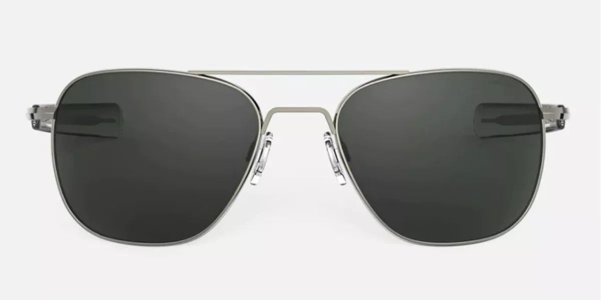 Randolph Engineering Aviator AF095 Men's Sunglasses Grey Size 55 | SmartBuyGlasses Global