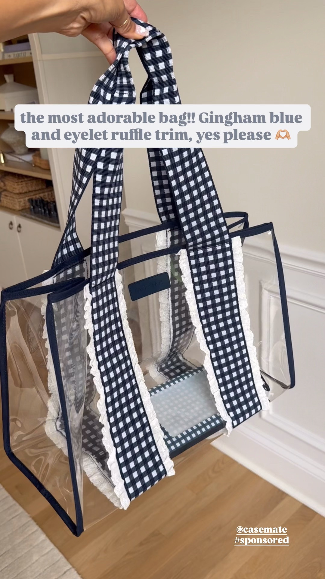 The most adorable gingham blue jelly tote with eyelet ruffle trim! Perfect for the beach or pool and great for everyday too! Could be perfect for Fourth of July 🇺🇸 #sponsored @casemate 

Jelly tote, tote bags

#LTKootd #LTKTravel #LTKSwim