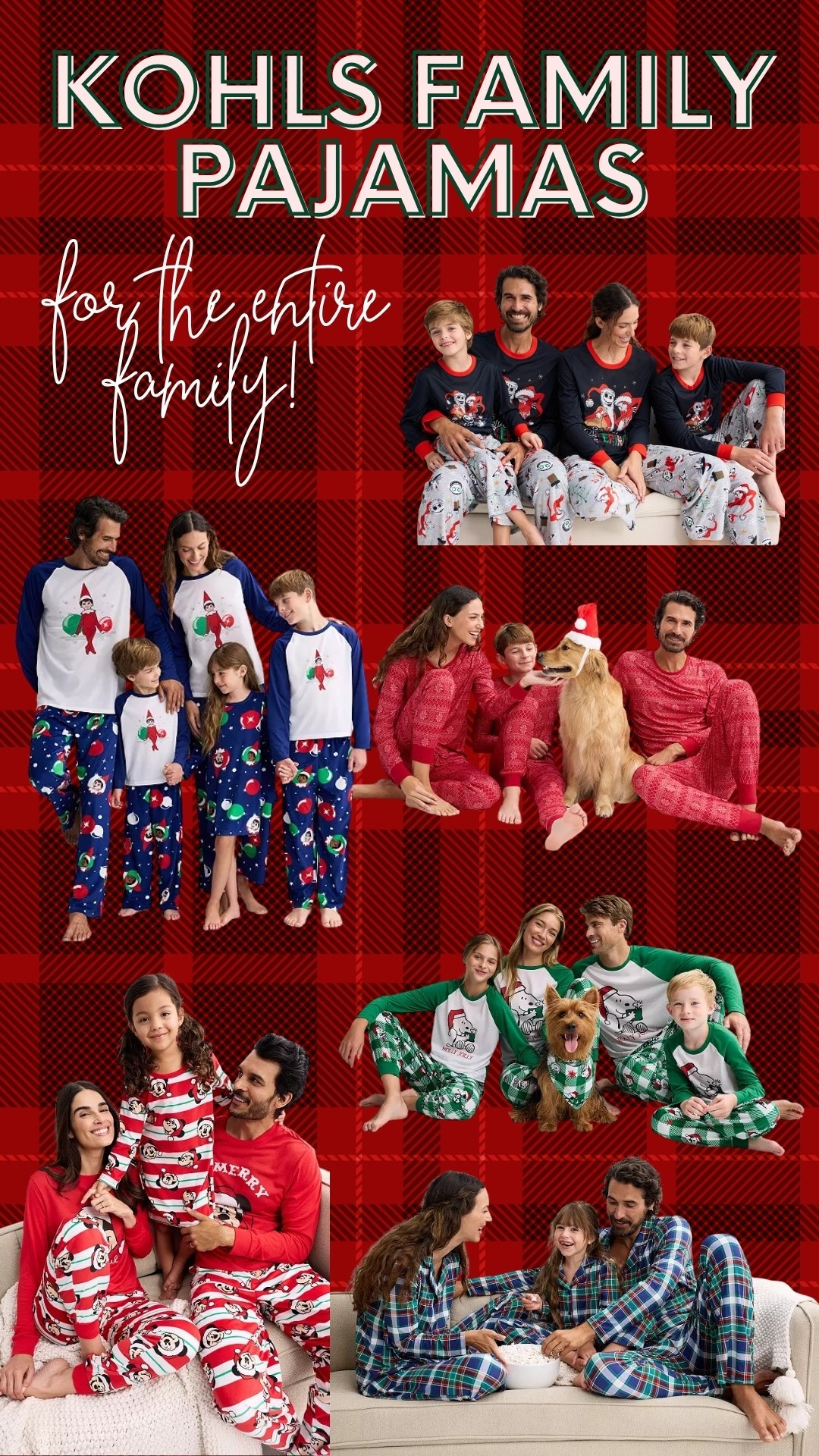 Holiday Jammie’s @kohls for the whole family! 

Holiday pajamas, Christmas pajamas, matching pajamas, kids pajamas, smiles and Pearls