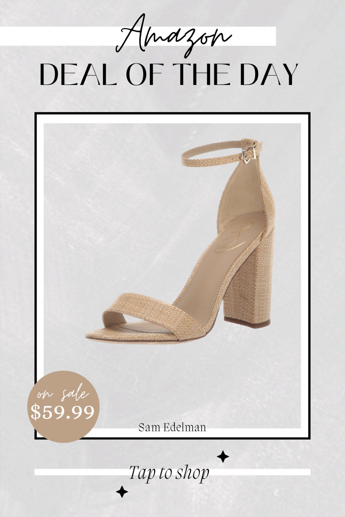 Amazon Deal Of The Day!

Sam Edelman shoes, spring shoes, wedding guest shoes, spring heels, nude heels

#LTKunder100 #LTKSeasonal #LTKFind