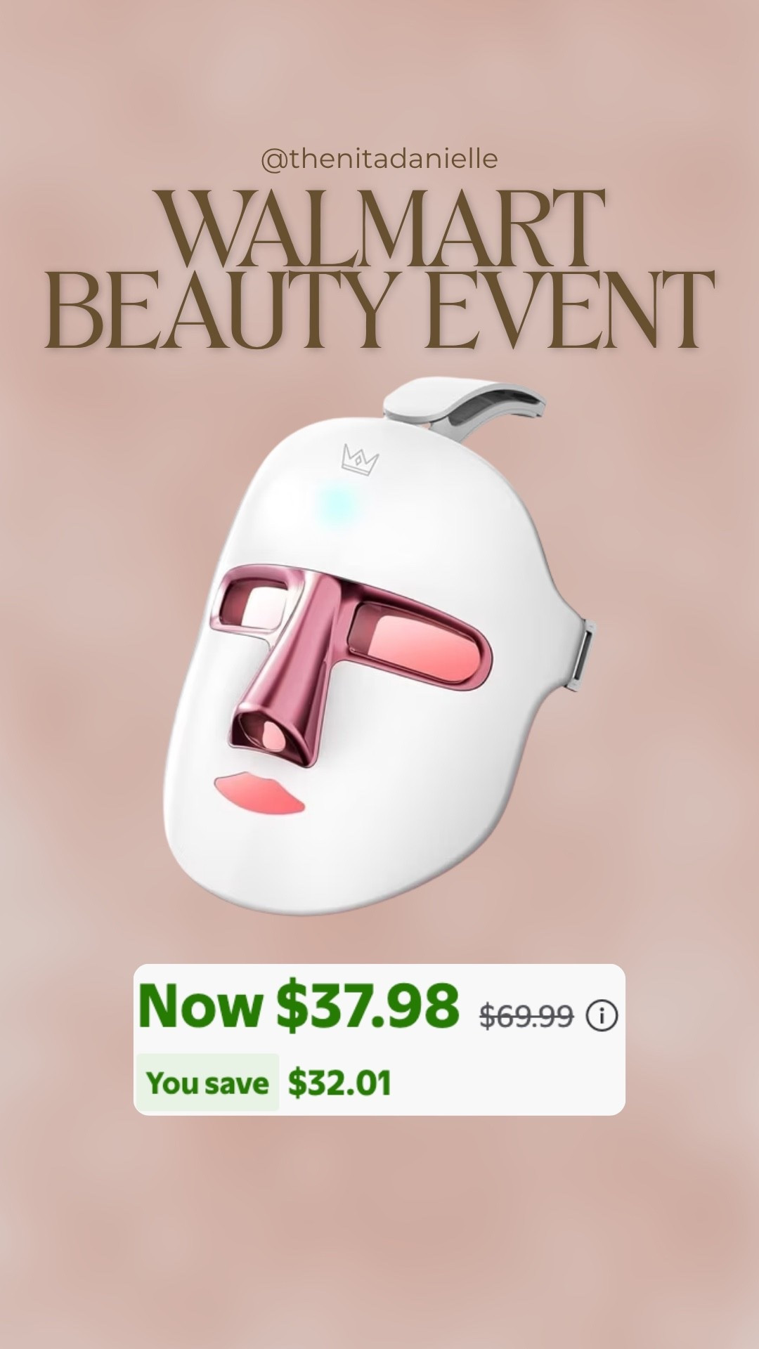 🚨Walmart Beauty Event Find
Rutawz Face Mask with Light Display