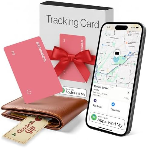 SPOTMINDERS Apple MFi Certified Wallet Tracker for Christmas Stocking Stuffers - Gifts for Women ... | Amazon (US)