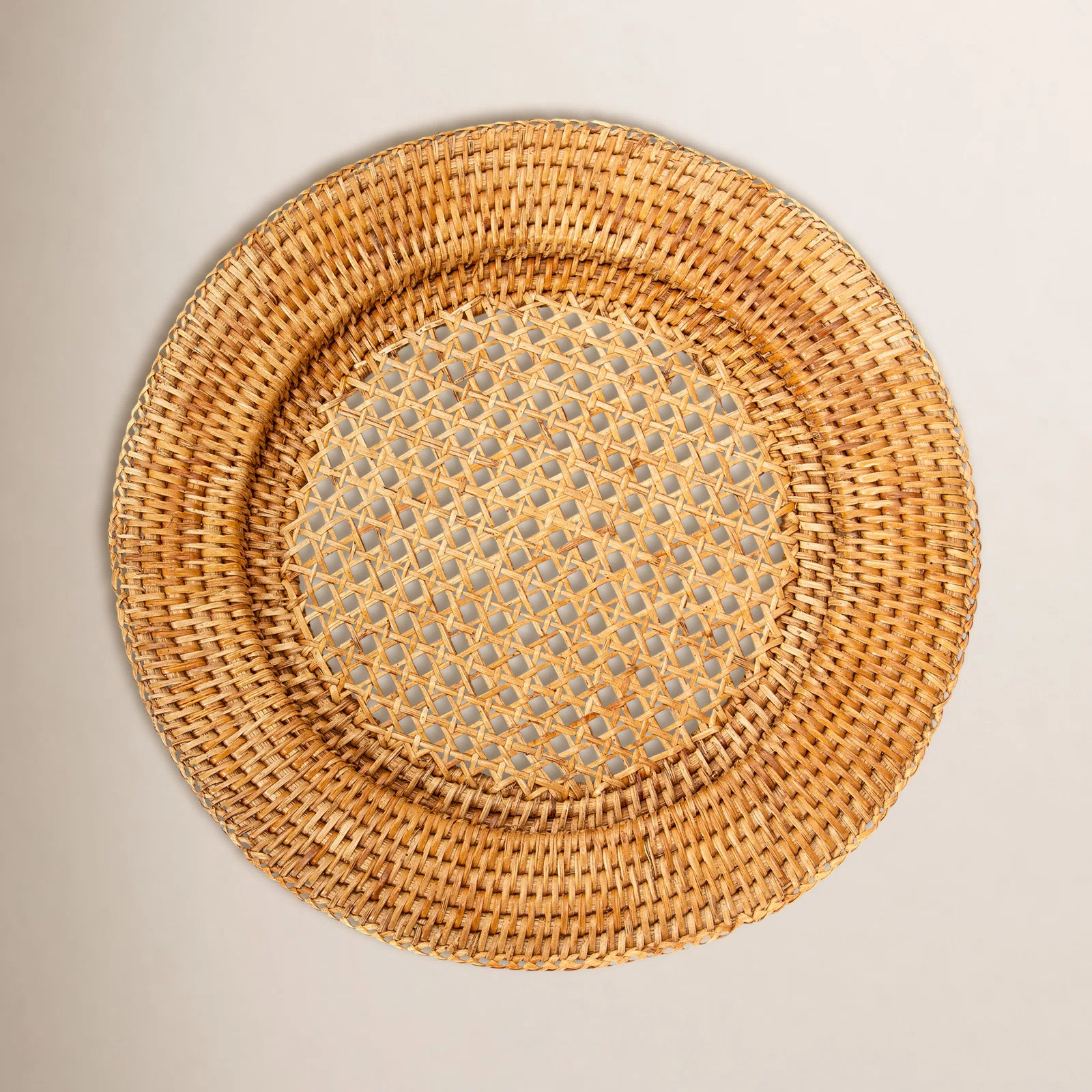Venezia Rattan Charger | Wayfair North America
