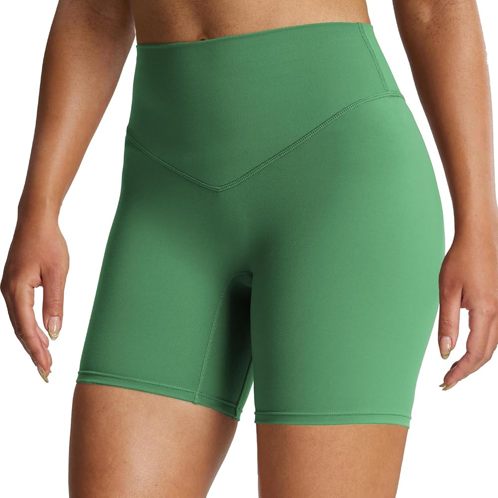 Aoxjox Breeze Workout Biker Shorts for Women Tummy Control High Waisted Exercise Athletic Gym Run... | Amazon (US)