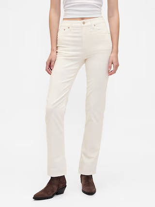 High Rise Corduroy '90s Slim Straight Pants | Gap (US)