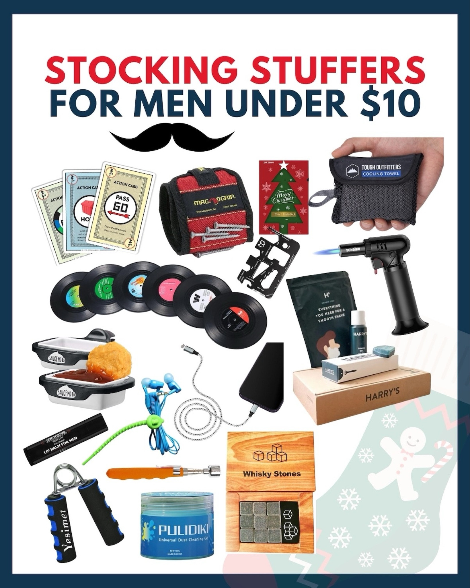 🎄🎁 Stocking stuffers don’t have to be boring or break the bank! 🙌 we’ve rounded up the most practical and unique picks for men—all under $10! 🛍️ From team-tested favorites to unexpected gems, these ideas are sure to bring big smiles without blowing your budget. 😎✨
Whether it’s for your husband, dad, brother, or that hard-to-shop-for guy on your list, these goodies are proof that great things come in small packages. 🎅🎯 Tap to shop and get ready to win the stocking stuffer game this year! 🏆🎄

#LTKMens #LTKGiftGuide #LTKHoliday
