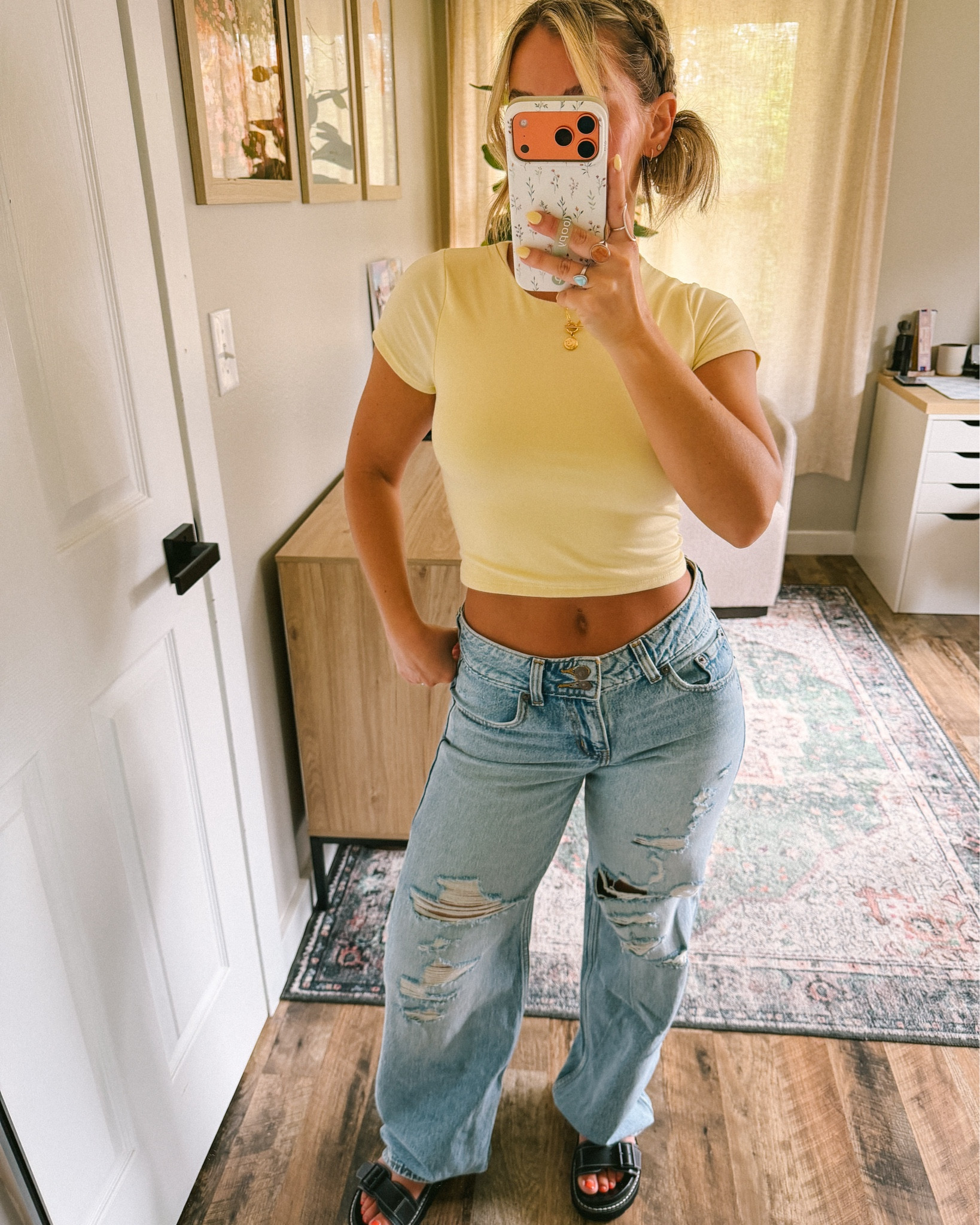 Casual spring outfits 🌼 
Jeans: 26 

Butter yellow, spring outfits, jeans for women, cute spring outfit Inspo, casual outfit Inspo, summer outfits 

#LTKgrwm #LTKootd