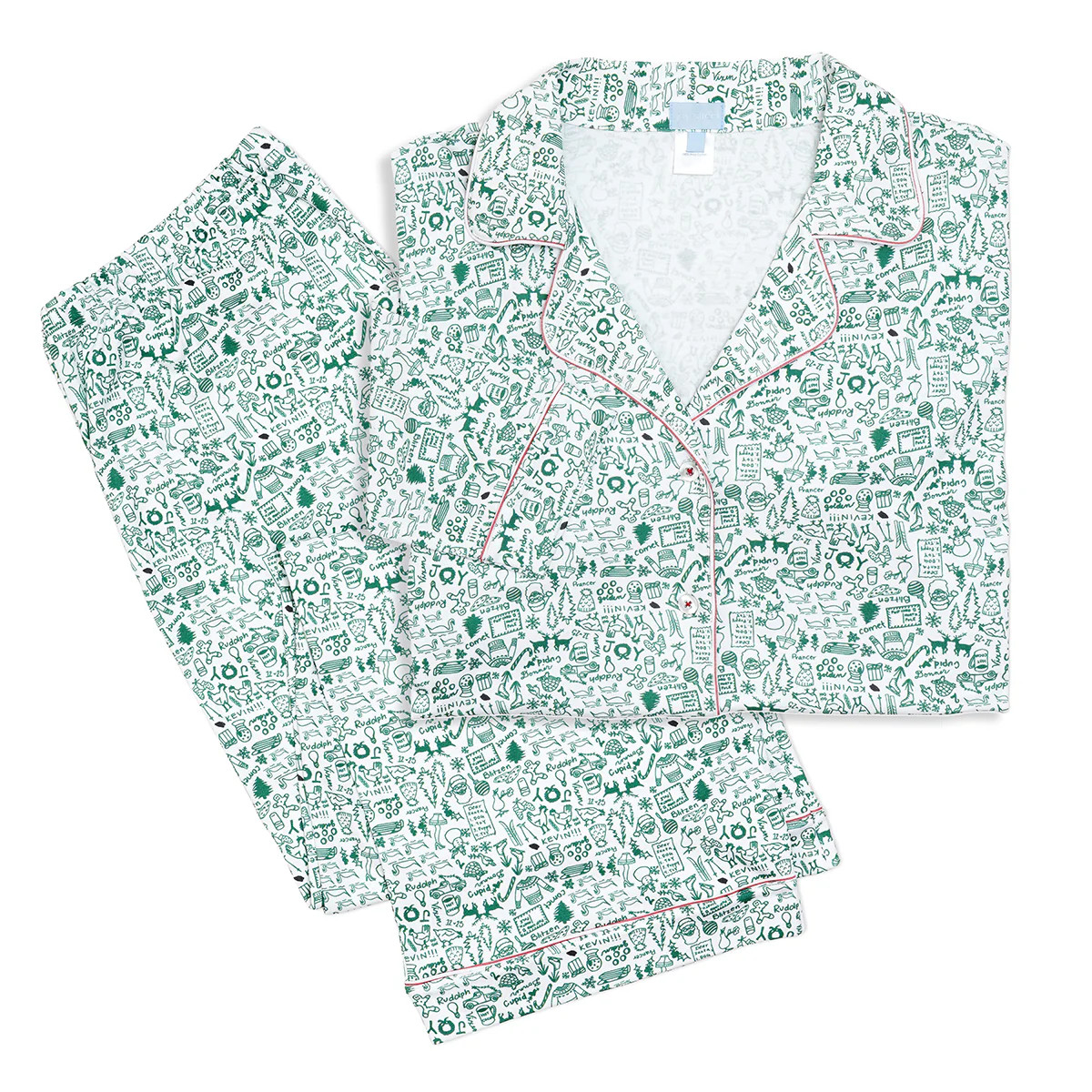 North Pole Christmas Women’s Button Front Pajama Set | Joy Street