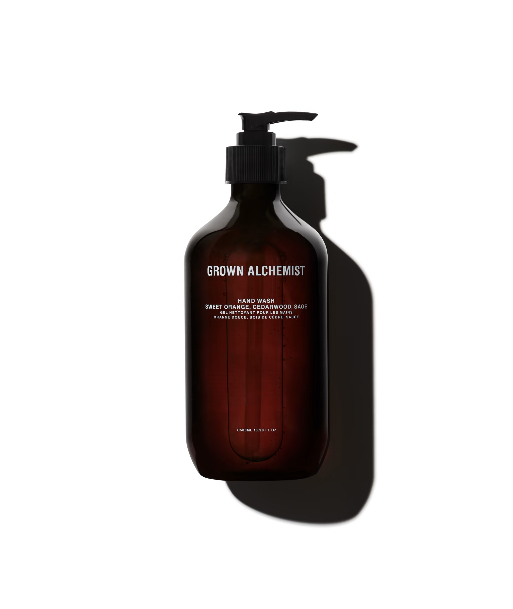 Hand Wash: Sweet Orange, Cedarwood, Sage (500mL) | Grown Alchemist (US)