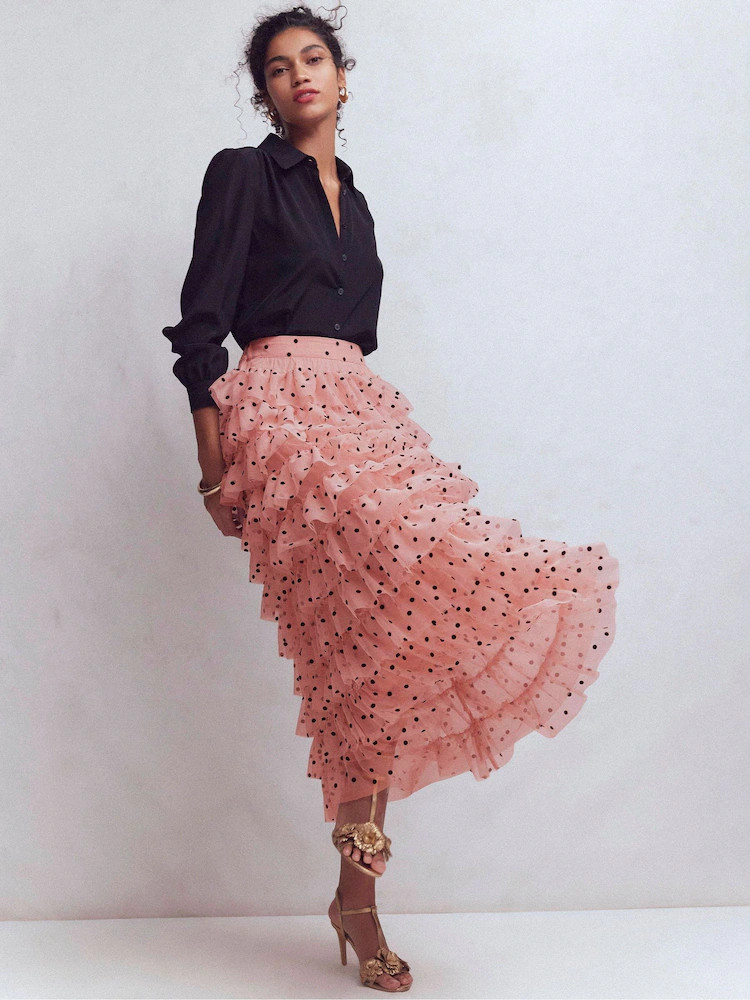 Boden Tulle Tiered Skirt | Next EU