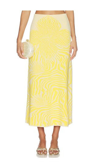 Alexis Jazlyn Skirt in Yellow. - size XL | Revolve Clothing (Global)