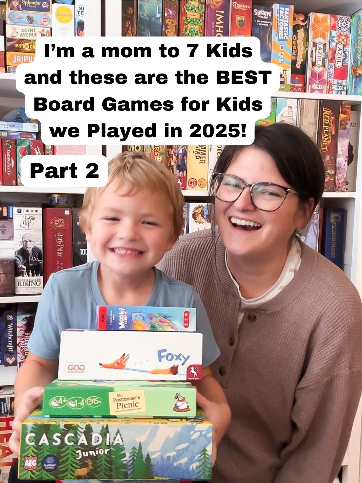 What we look for in a great kids game:

✔️ Quality materials
✔️ Engaging art and theme
✔️ Short playtimes
✔️ Strategic choices
✔️ Fun for adults too

Comment “games” and I’ll send the full list of the 10 best kids games we played this year straight to your DMs PLUS our list of the best Family Board Games of 2025!

Did your family have a favorite game in 2025? Share it below!