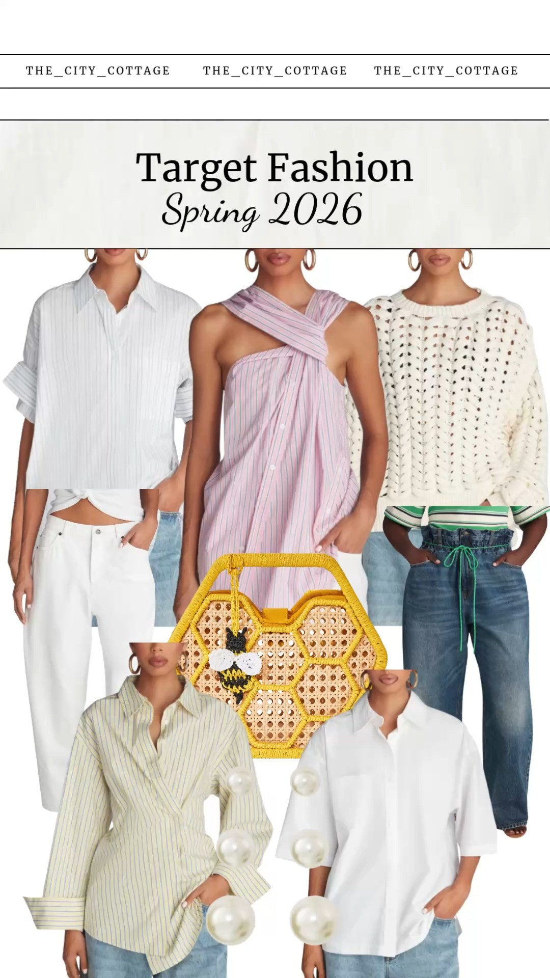 Spring styling just got so good 🌸✨ 
Target is seriously delivering elevated, effortless pieces that look designer but feel totally wearable. From chic striped button-downs to the perfect vintage straight jeans and that dreamy chunky knit… this is your sign to refresh your wardrobe 🤍

Mix tailored trousers with soft knits, layer a deconstructed blazer over crisp basics, and finish with pearl studs + a woven clutch for that effortless “off-duty model” vibe. These pieces are timeless, versatile, and perfect for building a capsule wardrobe that actually looks expensive 💅

Everything is easy to mix & match for brunch, errands, work, or a casual date—aka your new everyday uniform.

#LTKStyle #LTKFinds #TargetStyle #TargetFashion #SpringOutfits #CapsuleWardrobe #EffortlessStyle #MinimalChic #NeutralOutfits #EverydayStyle #ChicOutfits #AffordableFashion #OOTDInspo #SpringFashion2026 #ClassicStyle #OutfitInspo #CleanGirlAesthetic #WardrobeEssentials #ElevatedBasics #ItGirlStyle 

 #LTKootd #LTKSeasonal #LTKTravel