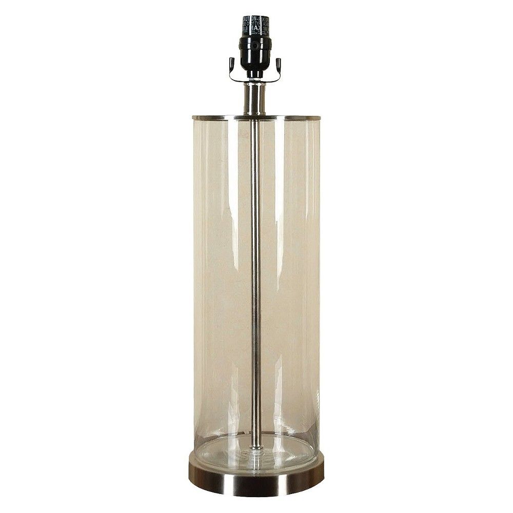 Fillable Glass Lamp Base - Clear Large (Includes CFL Bulb) - Threshold | Target