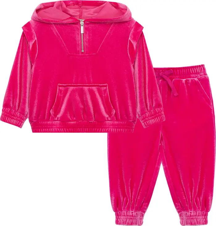 Habitual Kids Velour Zip Hoodie & Pants Set | Nordstrom | Nordstrom