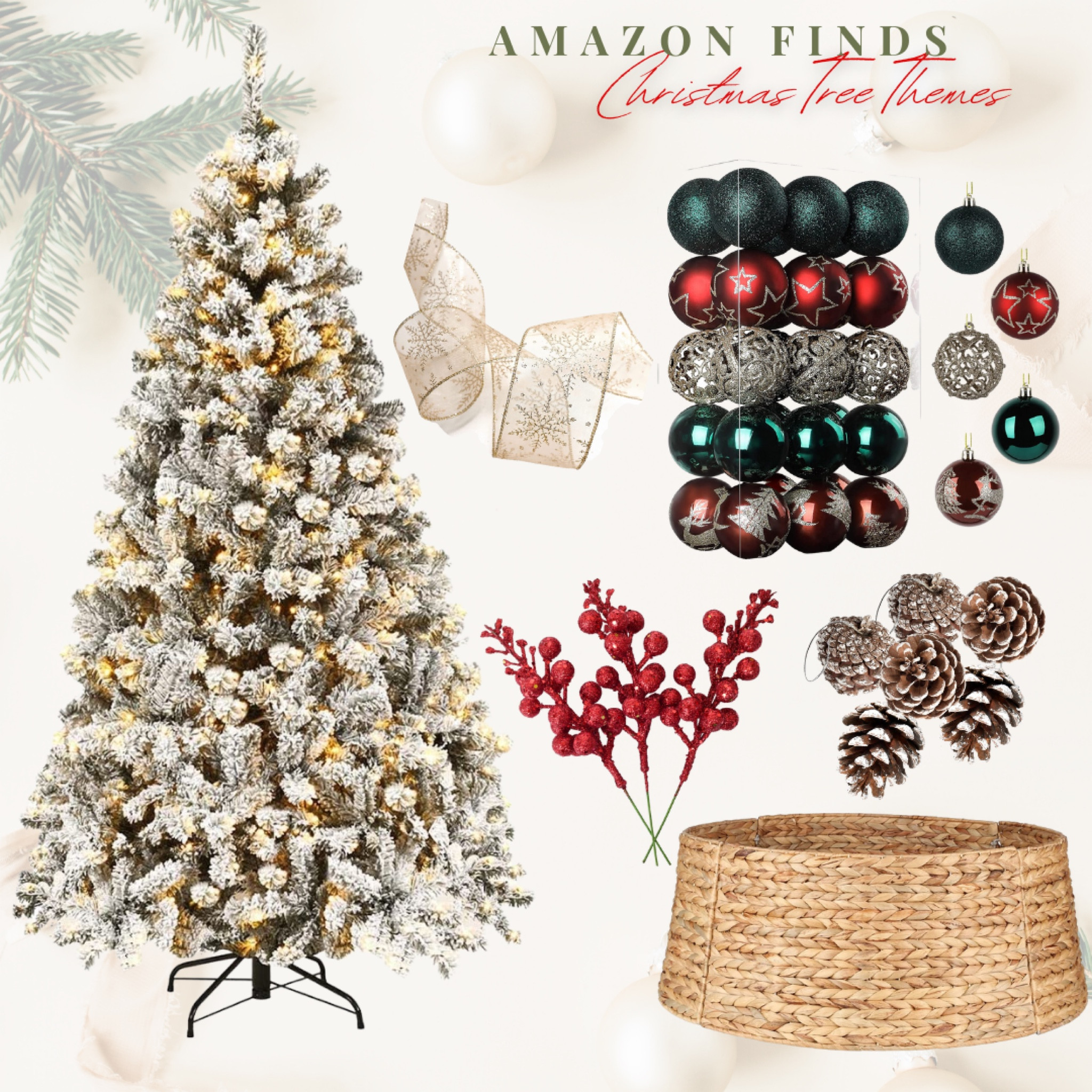 Tree decoration idea.

#LTKSeasonal #LTKHoliday #LTKhome