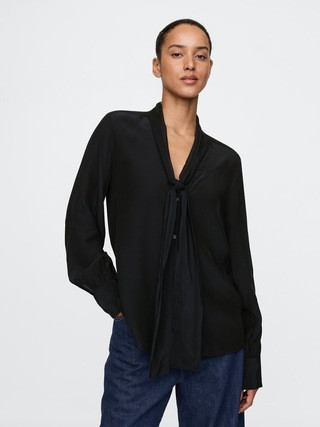 Tie-Neck Top | Gap (US)