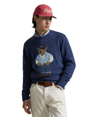 Polo Ralph Lauren Polo Bear Linen & Cotton Sweater | Bloomingdale's Men | Bloomingdale's (US)