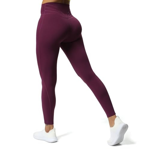 Aoxjox High Waisted Workout Leggings for Women Trinity Yoga Pants 26.5" | Amazon (US)