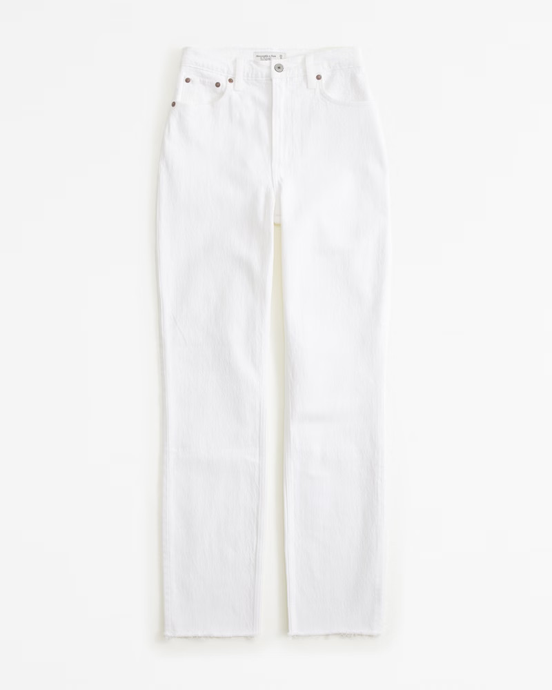 Curve Love Ultra High Rise 90s Straight Jean | Abercrombie & Fitch (US)